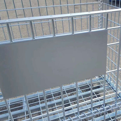 Galvanized Storage Cage Collapsible Stillage Cage 800kg-1500kg Bearing