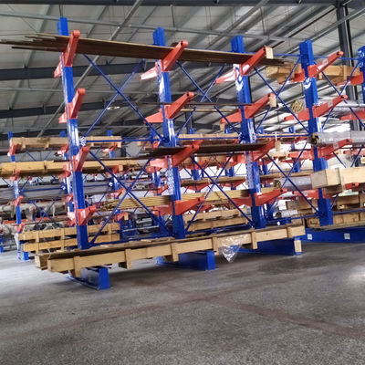 Single Arm 100kg-1000kg Heavy Duty Warehouse Cantilever Racks Industrial Adjustable Cantilever Racking