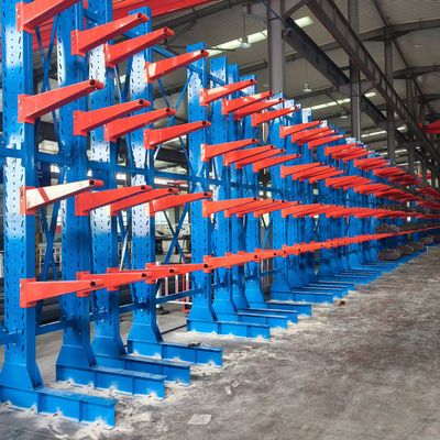 Single Arm 100kg-1000kg Heavy Duty Warehouse Cantilever Racks Industrial Adjustable Cantilever Racking