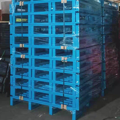 Two Way Fork Heavy Duty Warehouse Steel Pallet / Metal Pallet
