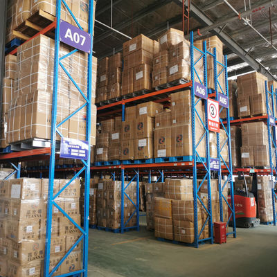Customized Metal Warehouse Racking Simple Structures Heavy Duty Industrial Racking