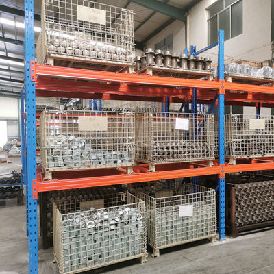 Wire Mesh Container Folding Stackable Wire Mesh Metal Storage Stacking Container