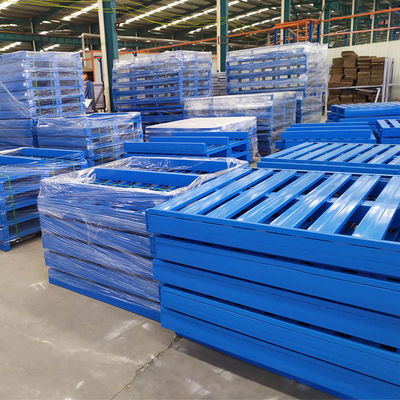 Industrial Heavy Duty Steel Pallets Load Capacity 500KG-3000KG And Customizable
