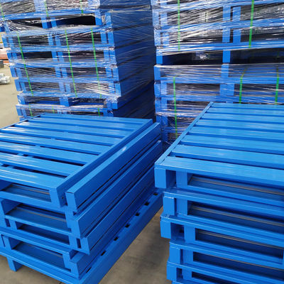 Industrial Heavy Duty Steel Pallets Load Capacity 500KG-3000KG And Customizable