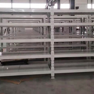 Metal Rivet Rack Shelving Adjustable For Supermarket Inventory Management