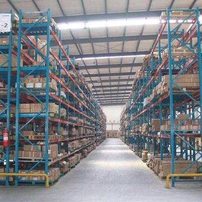 Pallet Shelving Steel Racks For Warehouse Industrial Warehouse Storage Racks 1.5-2.5mm Depth