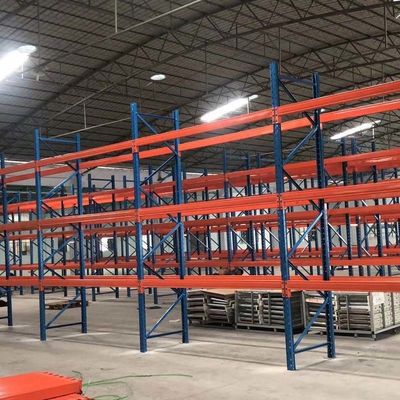 Pallet Shelving Steel Racks For Warehouse Industrial Warehouse Storage Racks 1.5-2.5mm Depth
