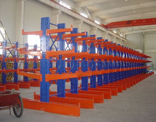Customized Heavy Duty Cantilever Racks Strong Steel Racking For Hardware Storage