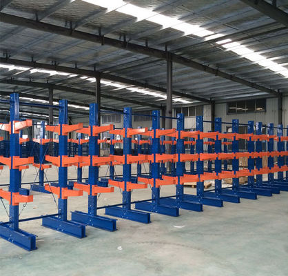 Customized Heavy Duty Cantilever Racks Strong Steel Racking For Hardware Storage