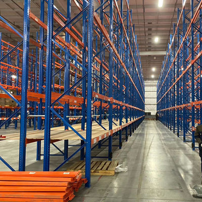 Adjustable Industrial Racks For Warehouse Orange Blue Grey Green