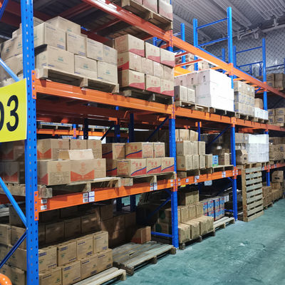 Heavy Duty Industrial Warehouse Racking Carton Packing Powder Coating