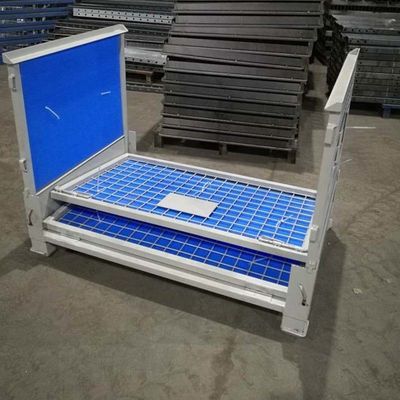 Customized Industrial Warehouse stackable pallet boxes Heavy Duty Storage Cage