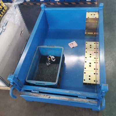 Foldable And Stackable Grid Metal Pallet Bins For Efficient Inventory Management