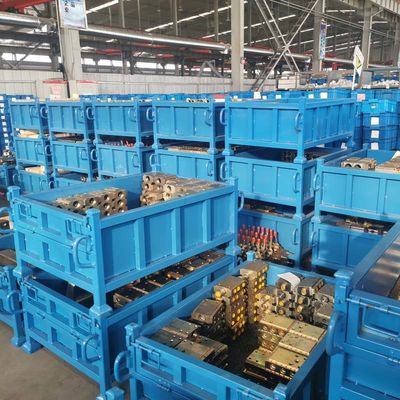 Heavy Duty Folding Metal Pallet Box For Industrial Storage And Packaging