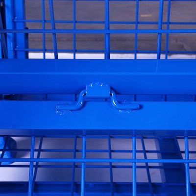 Customizable Space Saving Steel Pallet Box Heavy Duty Nestable Storage Box