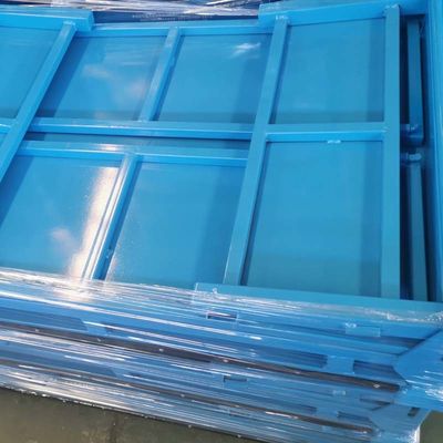 High Durability Industrial Warehouse Grid Storage Metal Pallet Box In Multiple Colors