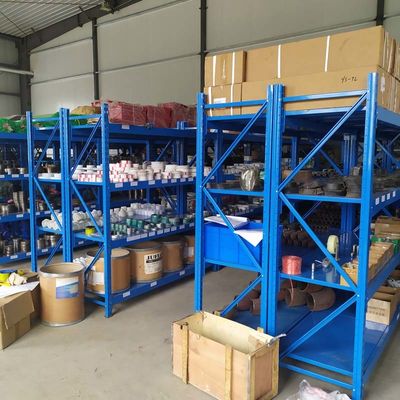 Metal Rivet Rack Shelving Adjustable For Supermarket Inventory Management