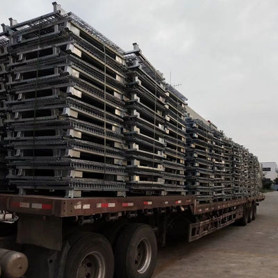 Space Saving Foldable Metal Mesh Storage Containers For Convenient Storage And Transfer