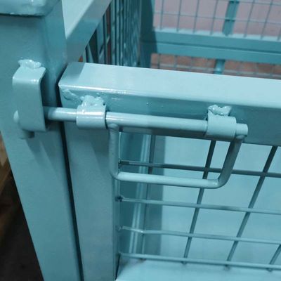 Heavy Duty Material Handling Storage Steel Pallet Box Warehouse Storage Cage
