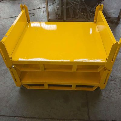 Heavy Duty Steel Bulk Bins Metal Pallet Bins Customized For Industrial