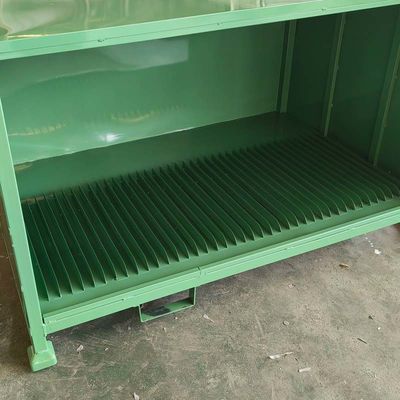 Heavy Duty Steel Bulk Bins Metal Pallet Bins Customized For Industrial