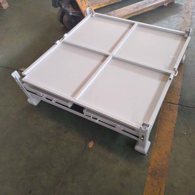 Steel Grid Material Metal Box Pallet Transport Industrial Storage Box