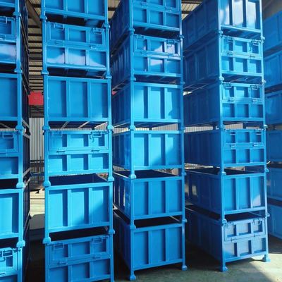 Stackable Durable Steel Foldable Wire Mesh Container  For Your Storage Requirements