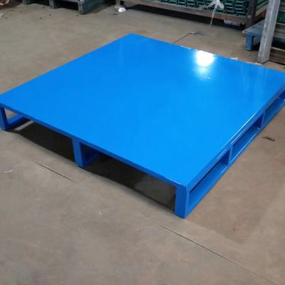 Customized Industrial Warehouse Steel Pallet Heavy Duty Steel Pallet 2 Way Entry