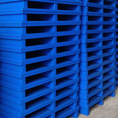 Heavy Duty Warehouse Steel Pallet 500KG-3000KG Load Capacity Steel Metal Pallets
