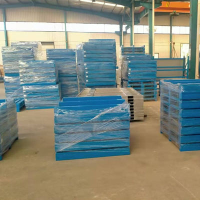Customized Industrial Warehouse Steel Pallet Heavy Duty Steel Pallet 2 Way Entry