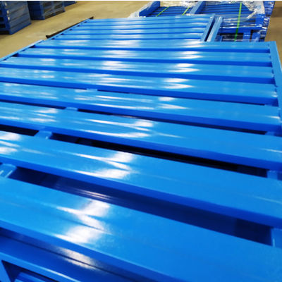 Customized Industrial Warehouse Steel Pallet Heavy Duty Steel Pallet 2 Way Entry