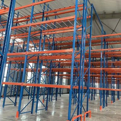 Industrial Warehouse Storage Pallet Shelving Orange/Blue/Grey/Green/Customized