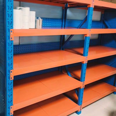 Customized Warehouse Shelving Storage Rack Boltless / Rivet Design