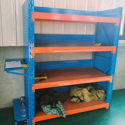 Customized Warehouse Shelving Storage Rack Boltless / Rivet Design