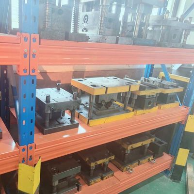 Orange Blue Adjustable Metal Boltless Industrial Shelving And Racks 5 Shelves