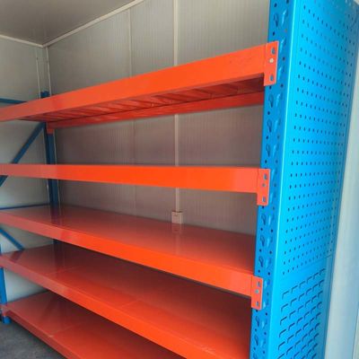 5 Shelves Customized And Adjustable Boltless Metal Shelving For Supermarket Needs
