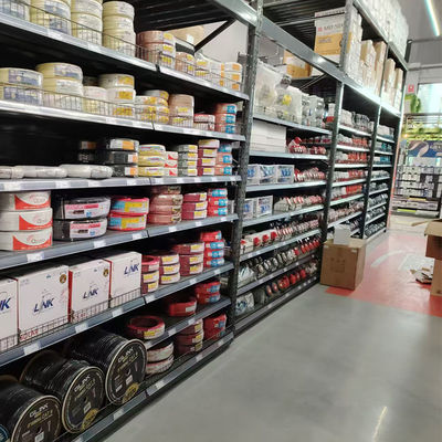 Heavy Duty Customizable Supermarket Metal Shelves Adjustable Shelves And Height