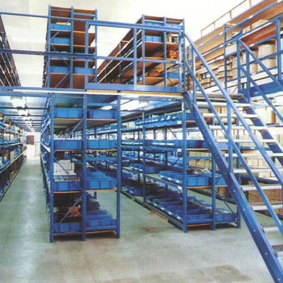 Customized Warehouse Steel Storage Mezzanine Platforms With Steel Structure