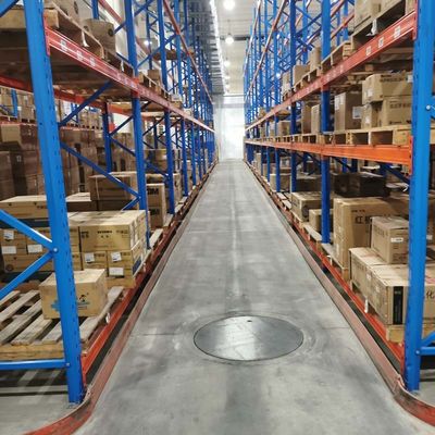 Power Coating Customized Very Narrow Aisle Pallet Racking  Vna Warehouse Racking