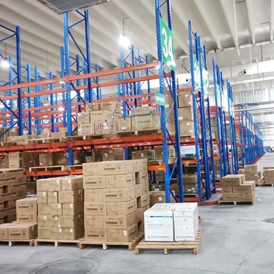 Power Coating Customized Very Narrow Aisle Pallet Racking  Vna Warehouse Racking