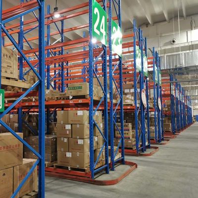Customized Vna Pallet Racking For Goods Storage In Warehouse Environment