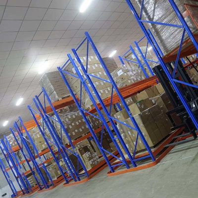Steel Customizable VNA Very Narrow Aisle Racking For Narrow Aisle Pallet Shelf In Metal Material