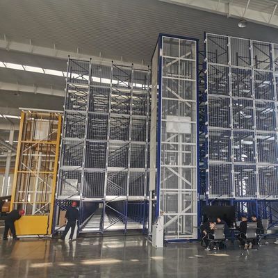 High Density Heavy Duty Radio Shuttle Pallet Racking Warehouse Space Management