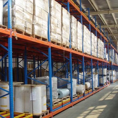 Powder Coated And Galvanized Steel Push Back Shelving For Heavy Duty Storage Needs