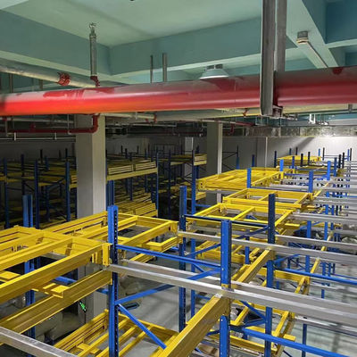 Customizable  Push Back Pallet Rack Manufacturers Industrial Racking  For Intensive Storage System