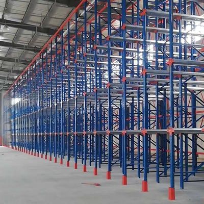 2-7 Levels Drive In Pallet Racking System For Customized Heavy Duty Warehouse Storage