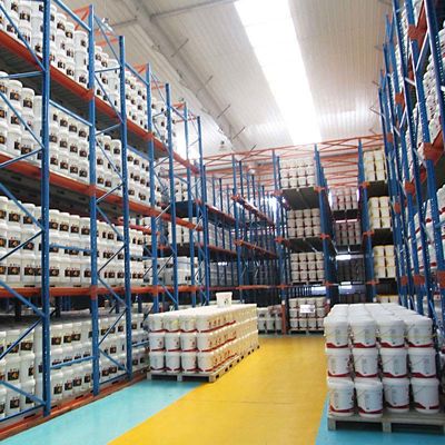 2-7 Levels Drive In Pallet Racking System For Customized Heavy Duty Warehouse Storage