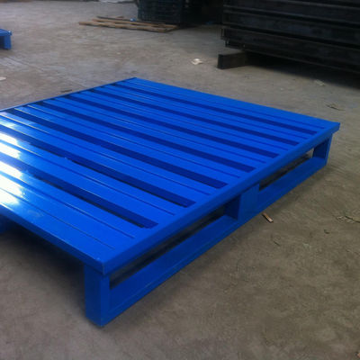 Heavy Duty Warehouse Steel Pallet 500KG-3000KG Load Capacity Steel Metal Pallets
