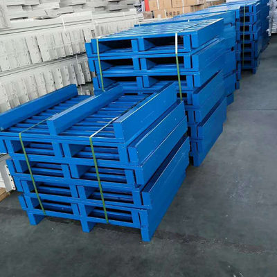 Heavy Duty Warehouse Steel Pallet 500KG-3000KG Load Capacity Steel Metal Pallets