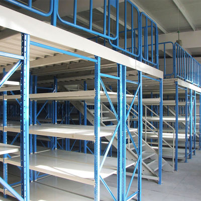 Customized Warehouse Steel Storage Mezzanine Platforms With Steel Structure